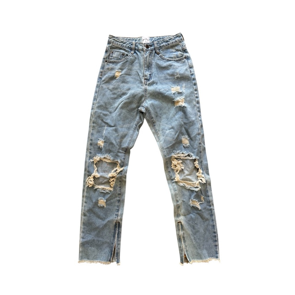 Princess Polly Ripped Distressed Denim Jeans